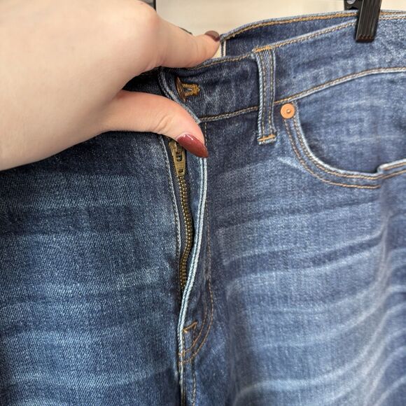 Madewell The Slim Boyjean Dark Wash Mid Rise Jeans Size 27 - Picture 3 of 9